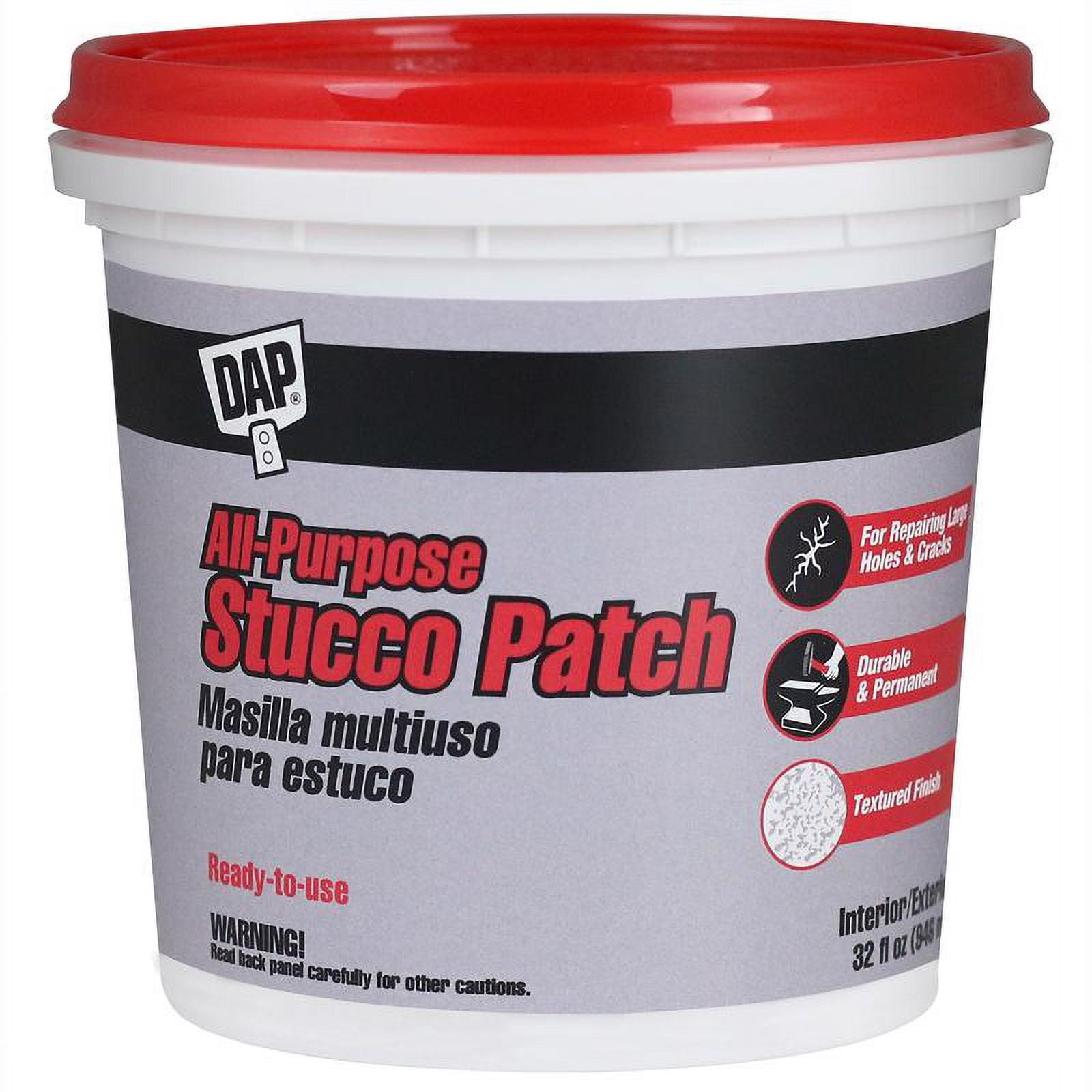 DAP 1 qt Indoor and Outdoor Stucco Patch DAP 1 qt Indoor and Outdoor Stucco Patch