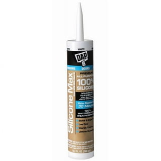 GE GE012A Silicone 1 All Purpose Sealant Caulk, 10.1oz, Clear - 12 Pack :  : Tools & Home Improvement