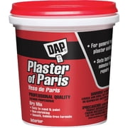 DAP Plaster Of Paris Dry Mix Plaster - Fast Setting, Interior Use - 4 lbs, White   Residential Use, Standard Application