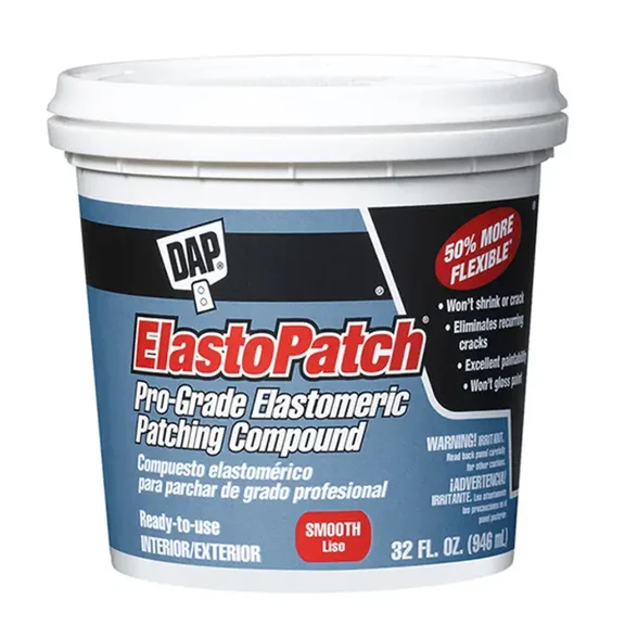 Dap 12278 Elastopatch Pro Grade Elastomeric Patching Compound, 32 Oz.