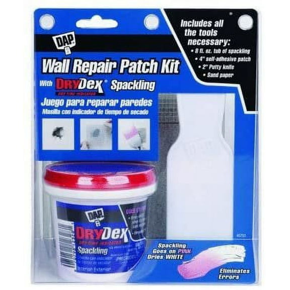 Dap 12345 3" Wall Repair Patch Kit With DryDex Spackling