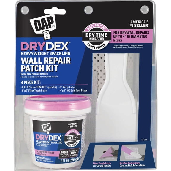 Dap 12345 drydex spackle; 1/2pt wall patch kt