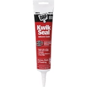 Dap 18001 6 Pack 5.5 oz. Kwik Seal Kitchen and Bath Adhesive Caulk, White