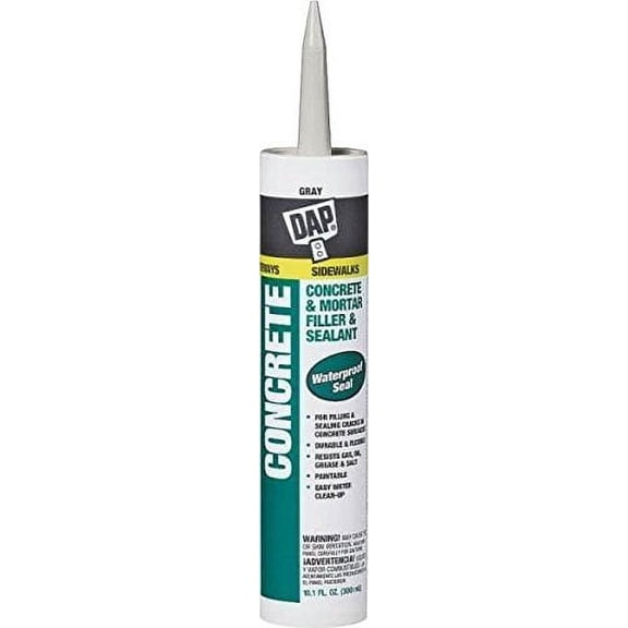 DAP New Case 12 18096 10oz Gray Concrete Masonary Mortar Sealant Caulk 8396749