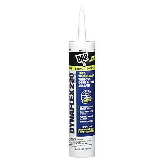 Dap 18275 10.1-Ounce Dynaflex 230 Premium Indoor/Outdoor Sealant, White