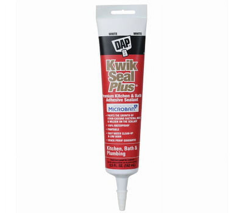 Dap 18526 Kwik Seal Kitchen And Bath White Adhesive Caulk Professional
