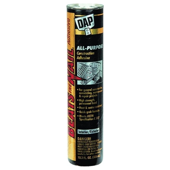 Dap 25082 10.3 Oz Beats The Nail Adhesive