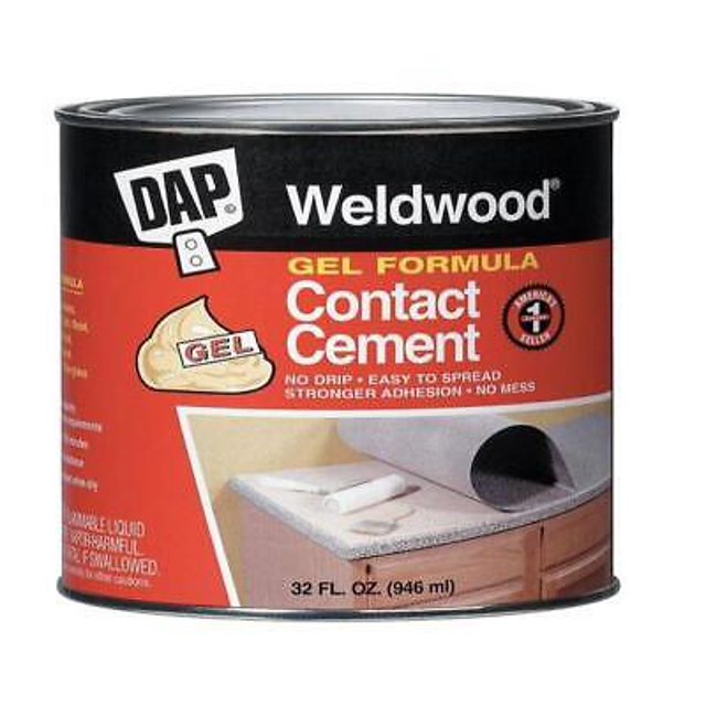 Dap 25312 Weldwood Gel Formula Contact Cement, 1 Quart
