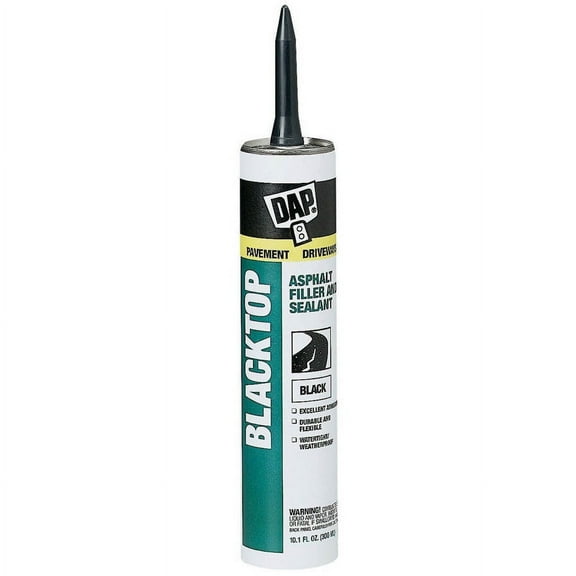 DAP Blacktop Asphalt VOC-Compliant Filler & Sealant: 10.1 fl. oz. (Black)
