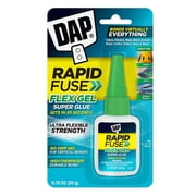 DAP RapidFuse Flex Gel Super Glue 7079800163
