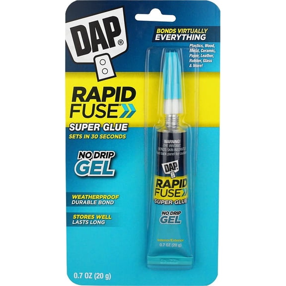 DAP RapidFuse Flex Gel Super Glue 7079800163