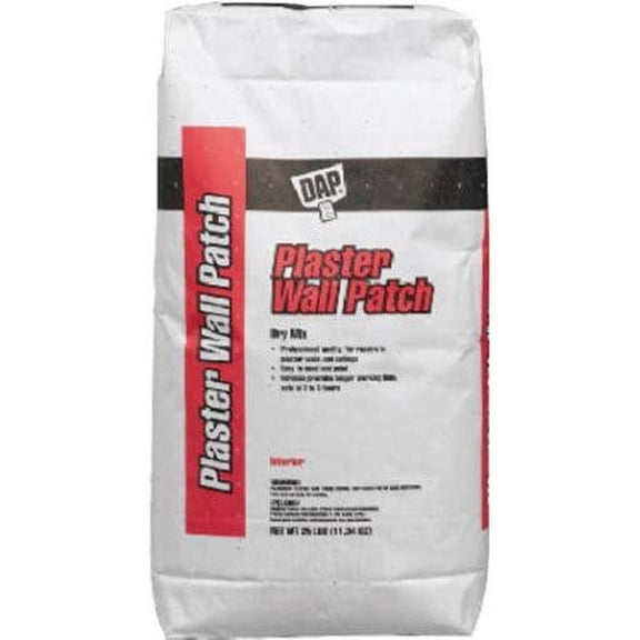 Dap 7079810502 Stucco Patch Dry Mix 25 Lb Raw Building Material, White