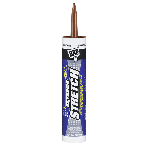 DAP EXTREME STRETCH Acrylic Urethane Elastomeric Sealant: 10.1 fl oz. (Woodtone)