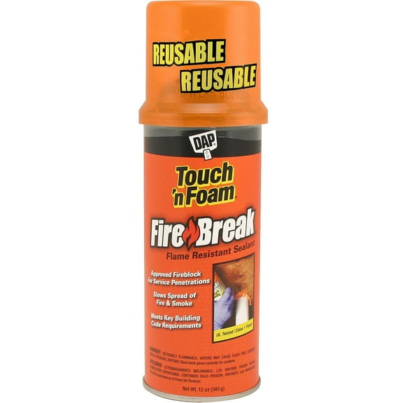 12 oz Dap 501212 Touch 'N Foam Firebreak Flame Resistant Sealant