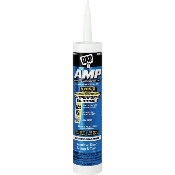 Dap AMP Window, Door & Siding Polymer Sealant - Single Pack