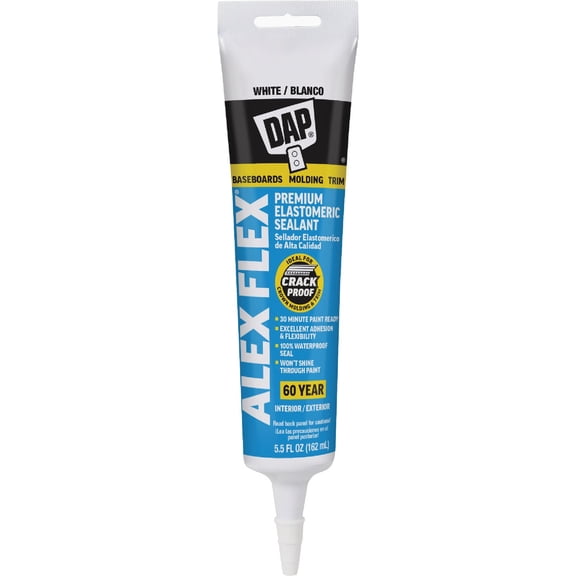 Dap Alex Flex Premium Molding & Trim Acrylic Latex Siliconized Sealant - Single Pack