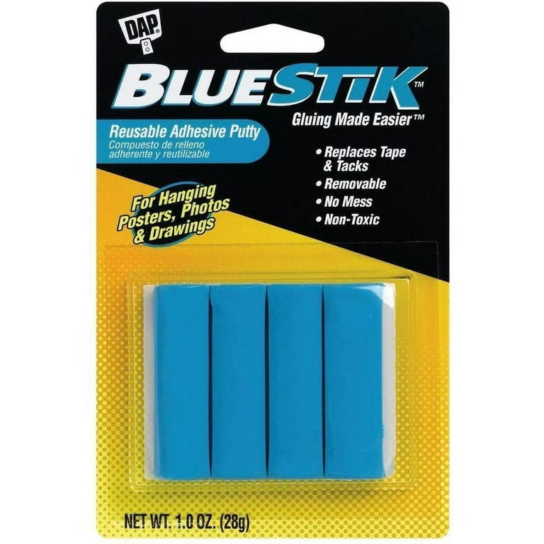 Dap BlueStik 01201 Reusable Adhesive Mounting Putty Bluestick