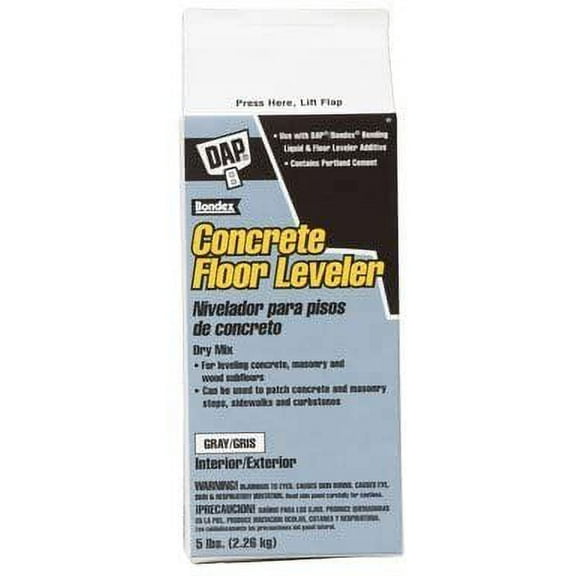 DAP Concrete Floor Level And Patch Liquid - Concrete Patch - 5 Lb, Gray