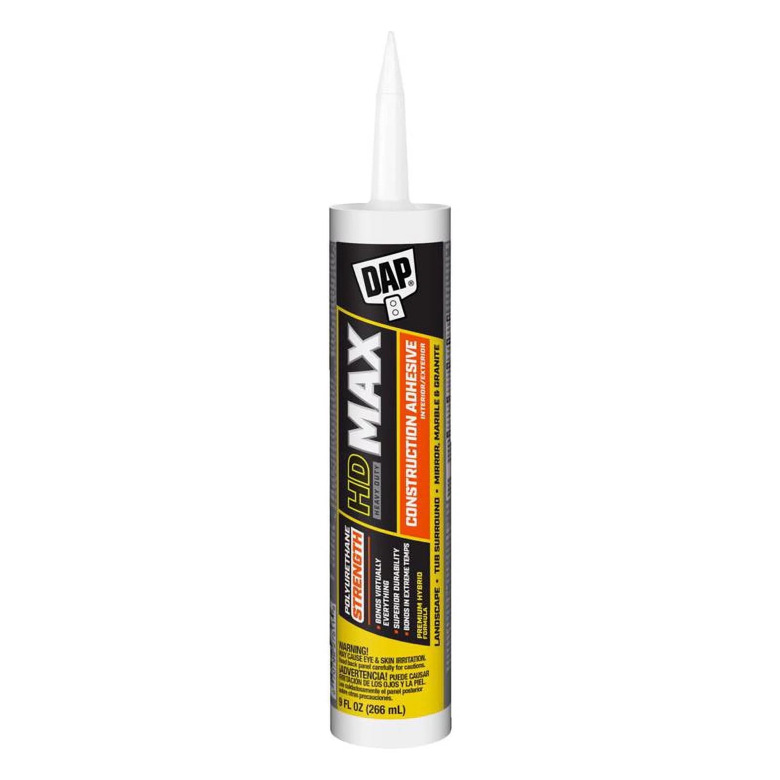 Dap Construction Adhesive,9 fl oz,Cartridge 27511