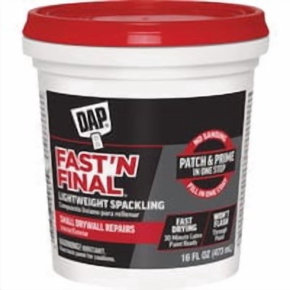 Dap Fast 'N Final Lightweight Spackling - Pack of 3 Bulk Case Pack