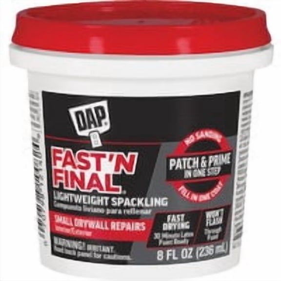 Dap Fast 'N Final Patch & Prime Spackling - Pack of 16