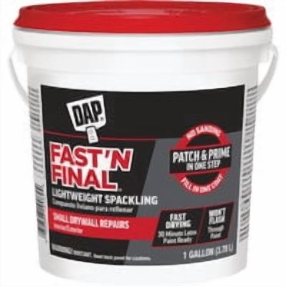 Dap Fast 'N Final Patch & Prime Spackling - Pack of 9