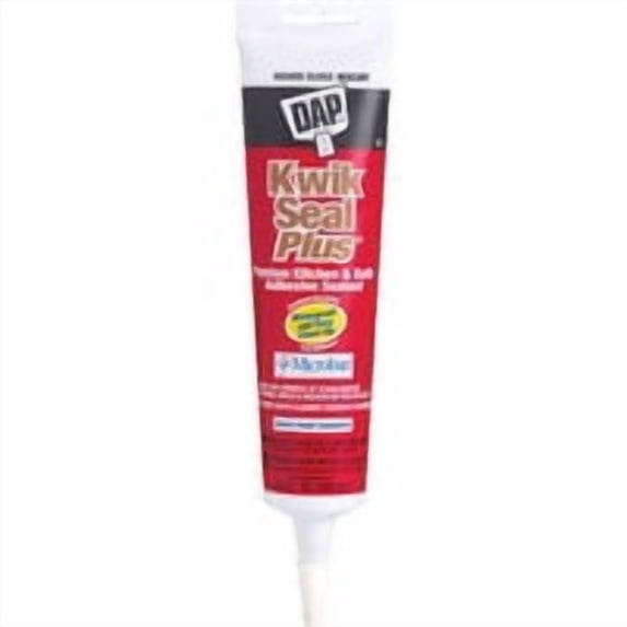 Dap KWIK SEAL PLUS Premium Siliconized Kitchen & Bath Adhesive Sealant ...