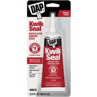 Dap Kwik Seal White Kitchen & Bath Adhesive Caulk - Pack of 3 Case Quantity Pack