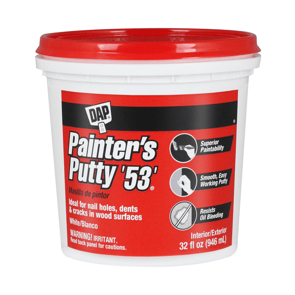 DAP Painter's Putty '53': 32 fl. oz. (White) [6-pack] 7079812244