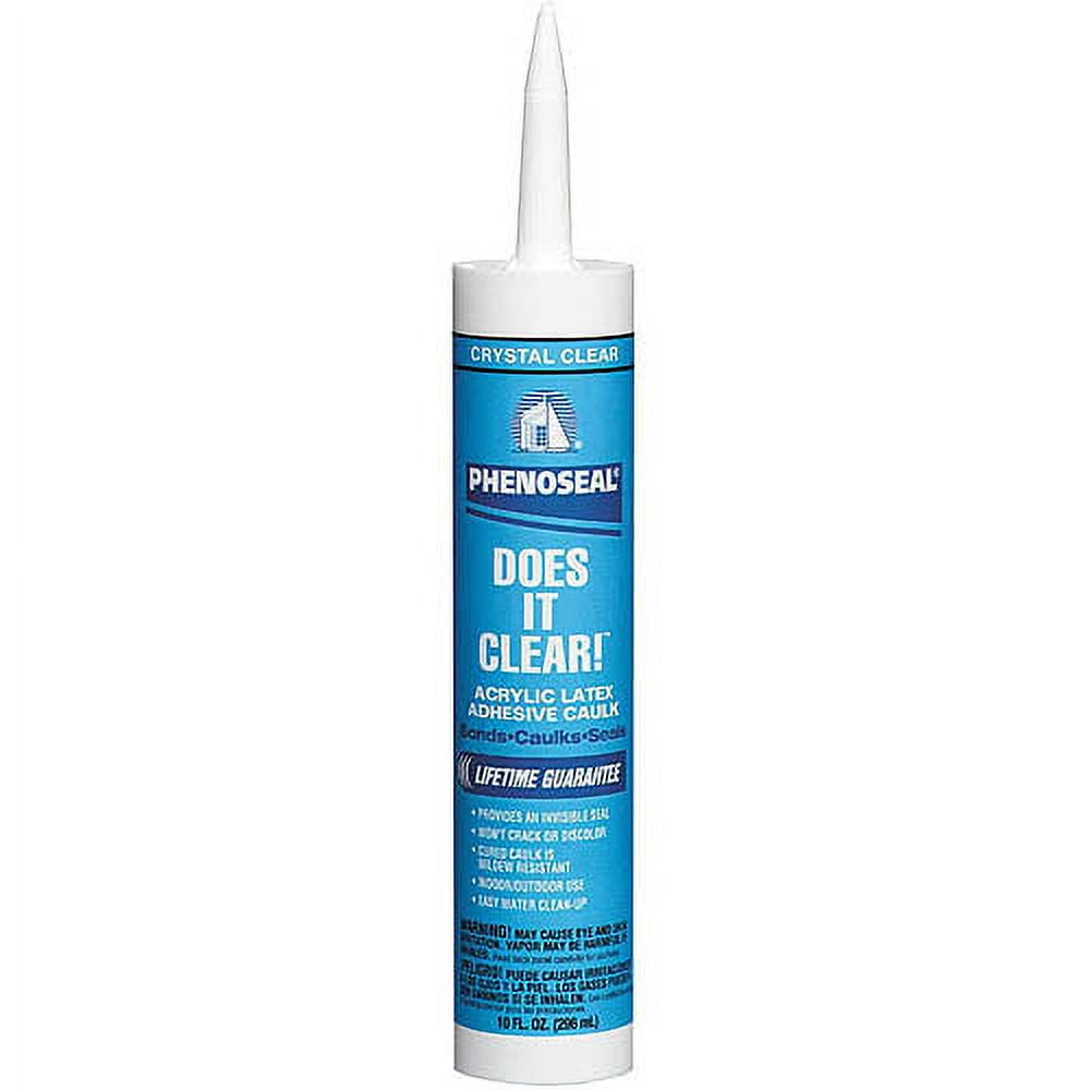 DapPhenoseal 00602 Clear Acrylic Latex Adhesive Caulk