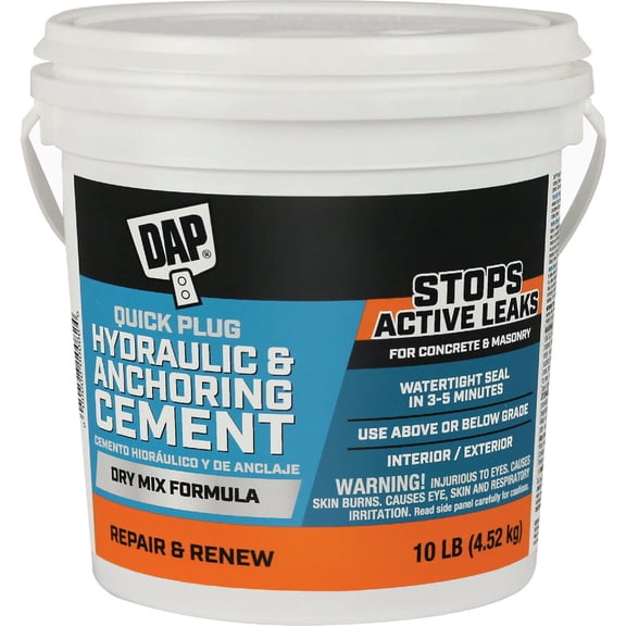 DAP Quick Plug Hydraulic Cement - Single Pack