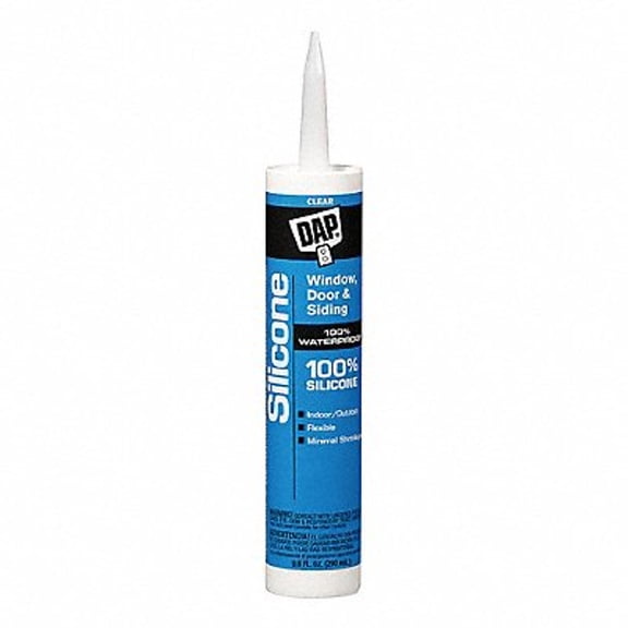 Dap Silicone Sealant,Clear,Window,Door 08641 08641 ZO-G0015032