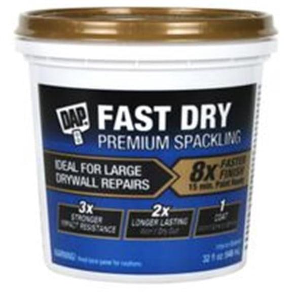 Dap Spackling Fast Dry Paint, Off-White - 1 qt.