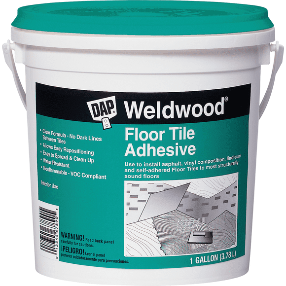 Dap Weldwood Floor Tile Adhesive - Pack of 2  Residential Use, Standard Application