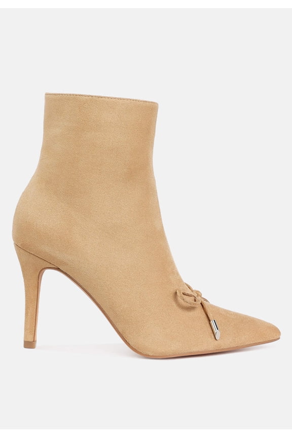 Dapers Bow Detail Ankle Boots