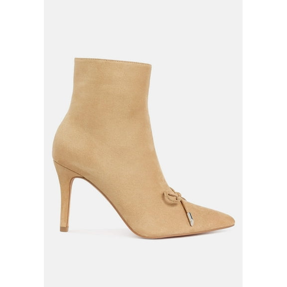 Dapers Bow Detail Ankle Boots