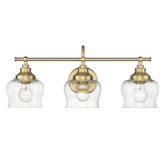 Wry Lighting Daphne 3-light Vanity in Brushed Champagne Brass