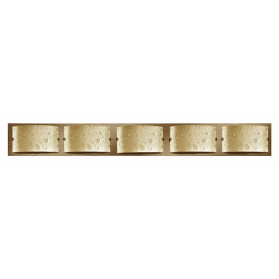 Daphne 5-Light Bath Light in Brushed Bronze