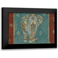 thumbnail image 1 of Daphne, Brissonnet 14x11 Black Modern Framed Museum Art Print Titled - Elephant Caravan IB, 1 of 5