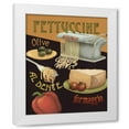 thumbnail image 1 of Daphne Brissonnet 20x24 White Modern Wood Framed Wall Art Titled - Fettuccine, 1 of 5