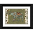 thumbnail image 1 of Daphne, Brissonnet 24x17 Black Ornate Wood Framed with Double Matting Museum Art Print Titled - Elephant Caravan IIF, 1 of 4