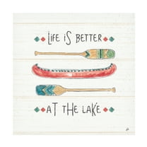 Daphne Brissonnet 'Lake Moments V' Canvas Art