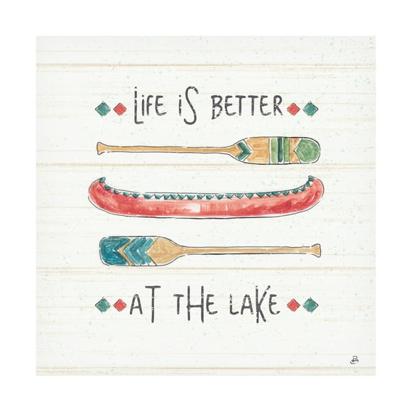 Daphne Brissonnet 'Lake Moments V' Canvas Art