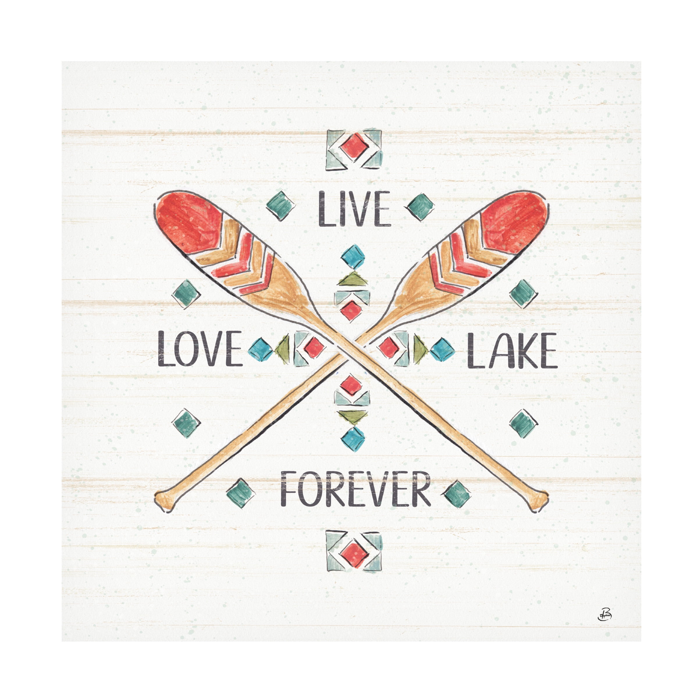Daphne Brissonnet 'Lake Moments VI' Canvas Art