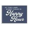 thumbnail image 1 of Stupell Industries Ever Hour's Happy Hour Nautical Lake Sign,19 x 13, Design by Daphne Polselli, 1 of 5