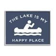 thumbnail image 1 of Daphne Polselli Lake's My Happy Place Row Boat Paddler 20 in x 16 in Framed Painting Art Print, by Stupell Home Décor, 1 of 5