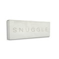 thumbnail image 1 of Daphne Polselli Snuggle Text Minimal Distressed Beige Paint 40 in x 17 in Drawing Canvas Art Print, by Stupell Home Décor, 1 of 6
