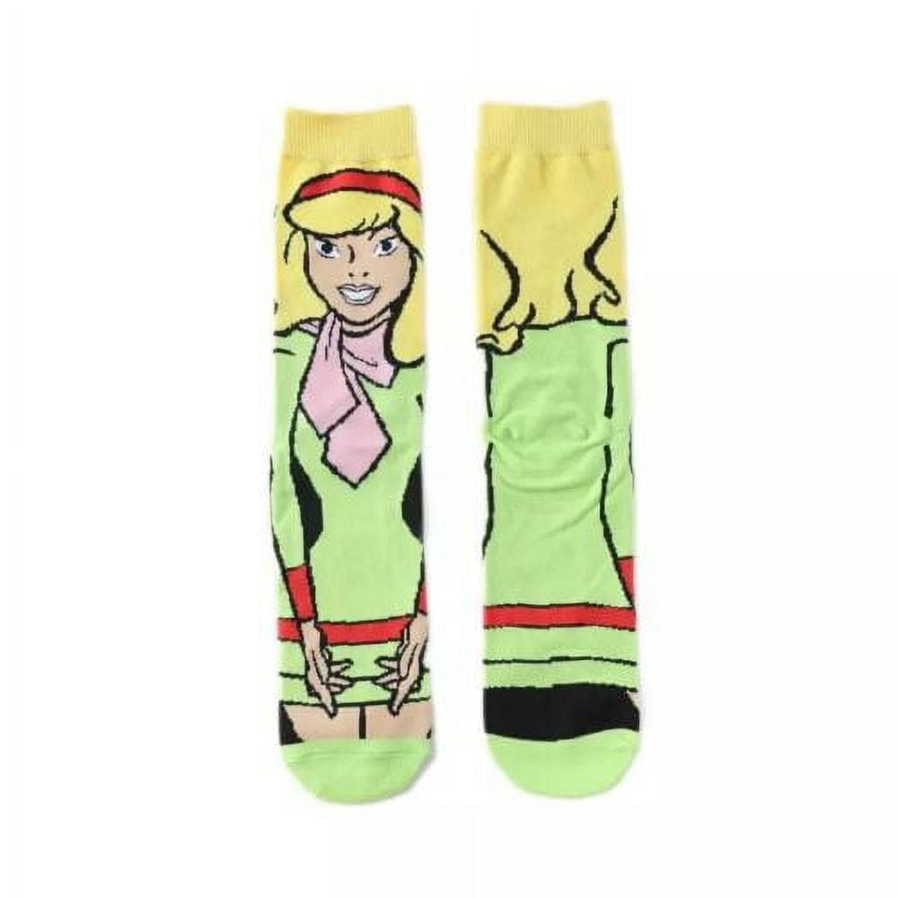 Daphne Scooby Doo Cartoon Socks, Fun Novelty Mens/Womens Crew Character