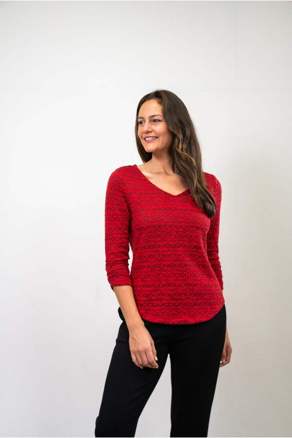 Daphne Textured Top