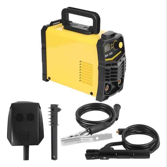 Dapmiu 120A Portable ARC Welder 220V High-frequency toroidal transformer, adjustable 20-300A output,60% duty cycle. Includes cooling fan,face, electrode holder & ground clamp.